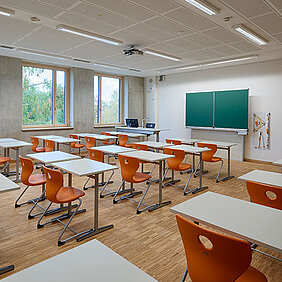 Klassenzimmer in der FOS/BOS Krumbach