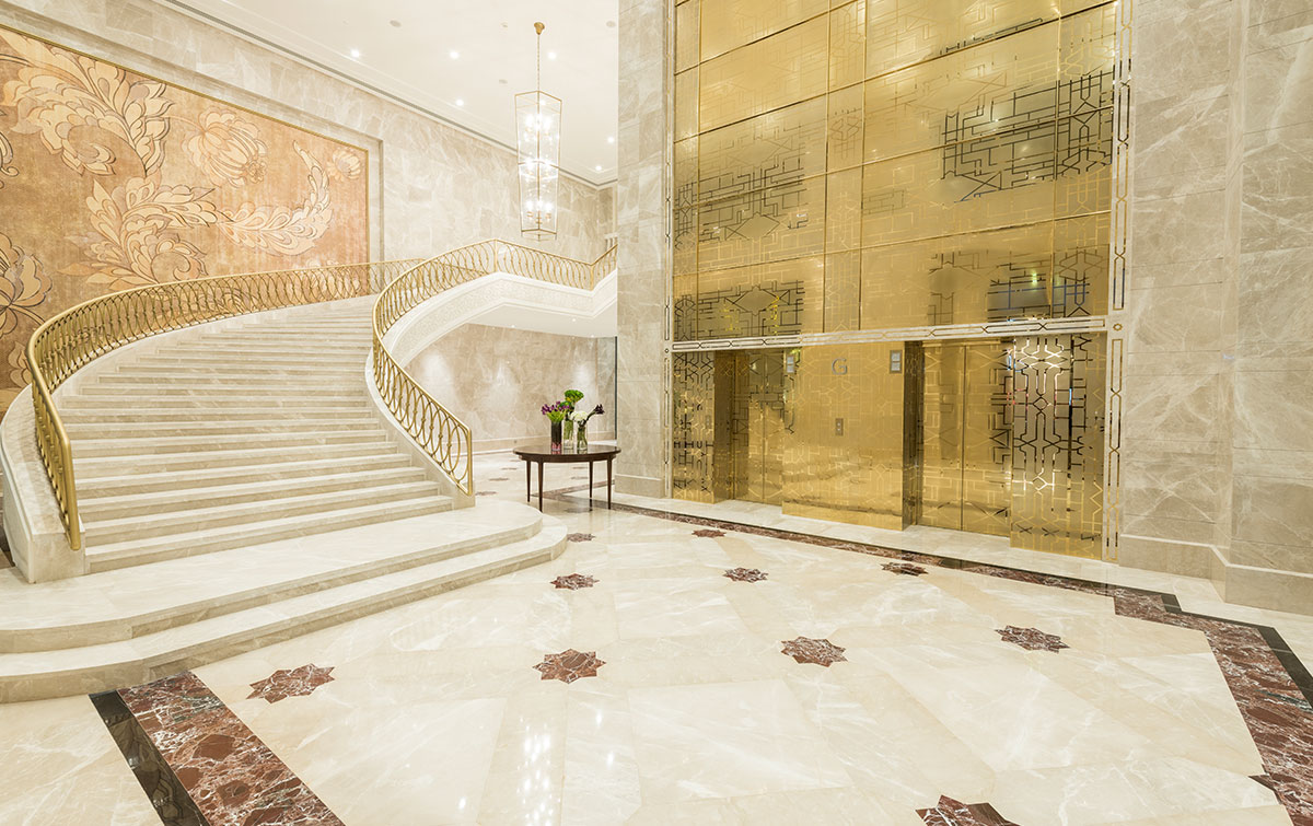 Treppenaufgang in der Galleria Jeddah