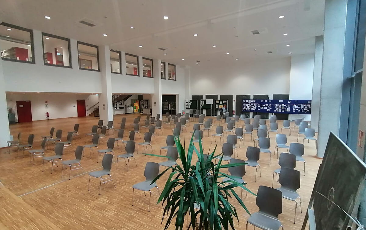Musiksaal im Simpert-Kraemer-Gymnasium Krumbach