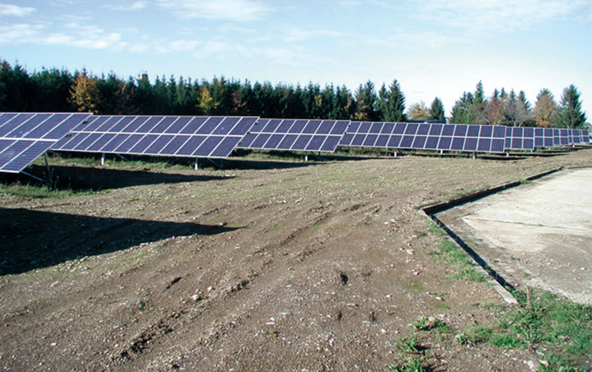 Freiflächen-Solaranlage